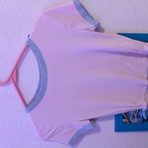 light pink soft tee